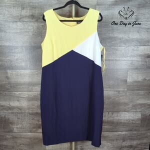 Black Label by Evan Picone Plus Size Sleeveless Dress Size 18